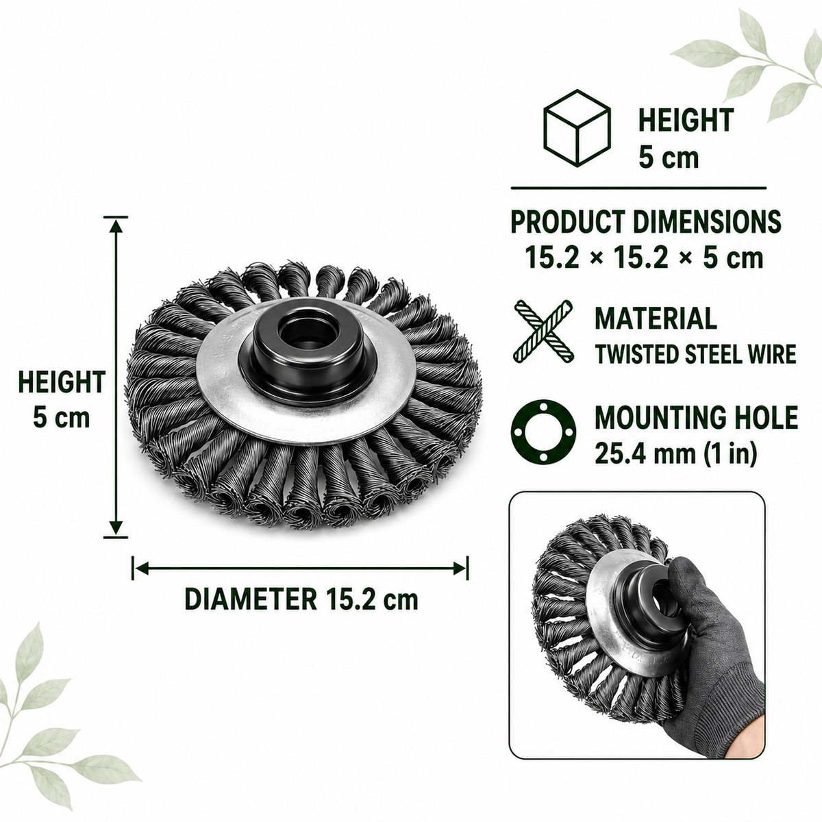 Miveo® Universal Steel Trimmer Head 15.2cm