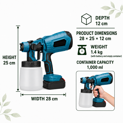 Miveo® Cordless Paint Sprayer
