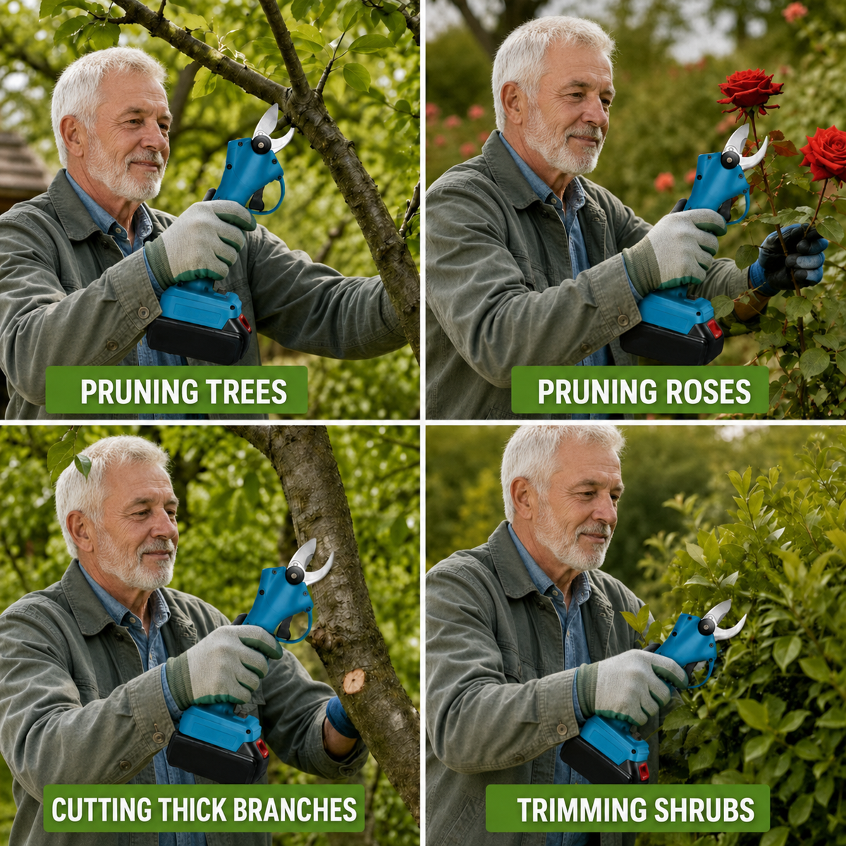 Miveo® Cordless Electric Pruning Shears