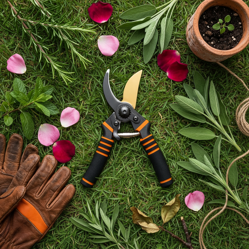 Miveo Premium Titanium Garden Secateurs